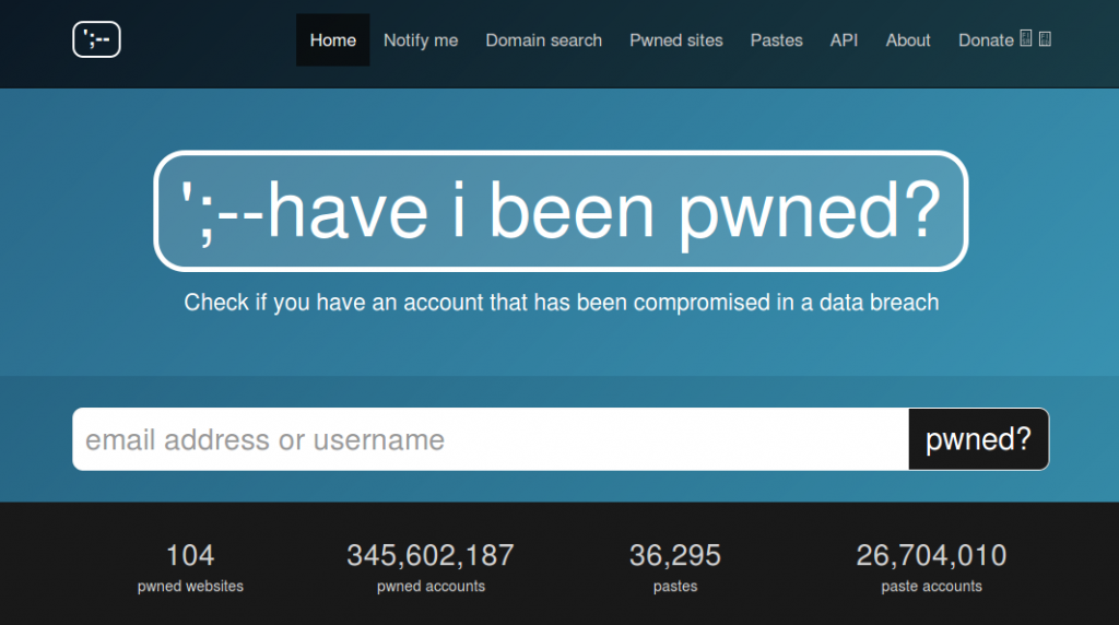 haveibeenpwned